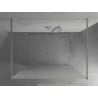Mexen Kioto eraldiseisev dušisein 120 x 200 cm, härmatis 8 mm, kroom - 800-120-002-01-30