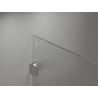 Mexen Lunar paroi de douche Walk-in droite 110 x 200 cm, transparente 8 mm, chromée - 830-110-000-01-00-P