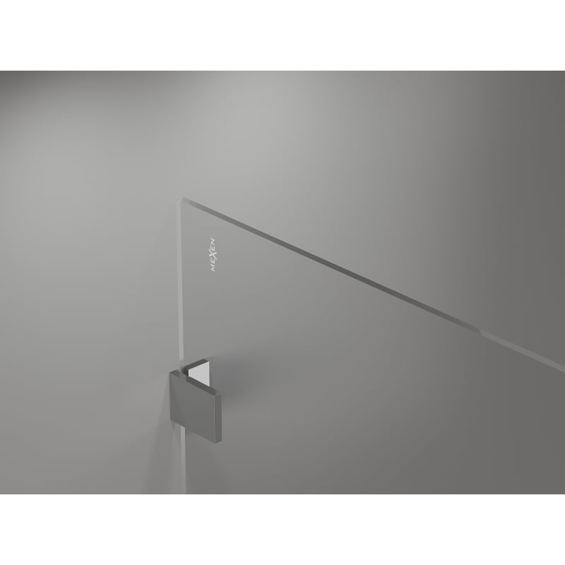 Mexen Lunar dušisein Walk-in, parem 150 x 200 cm, läbipaistev 8 mm, kroom - 830-150-000-01-00-P