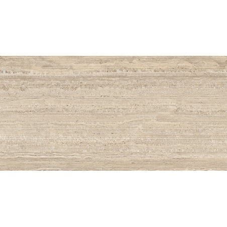 Mexen Neo Travertino Liner Natural grès émaillé rect. G1, carreau sol-mur 120 x 60 cm, mat - TL302-120-060-05