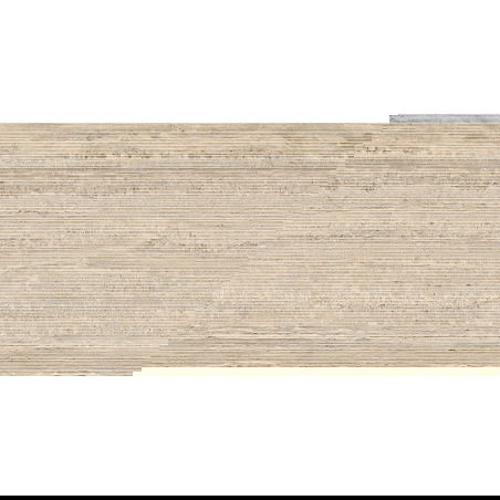 Mexen Neo Travertino Liner Natuur geglazuurde gerectificeerde gres vloertegel 120 x 60 cm, mat - TL302-120-060-05