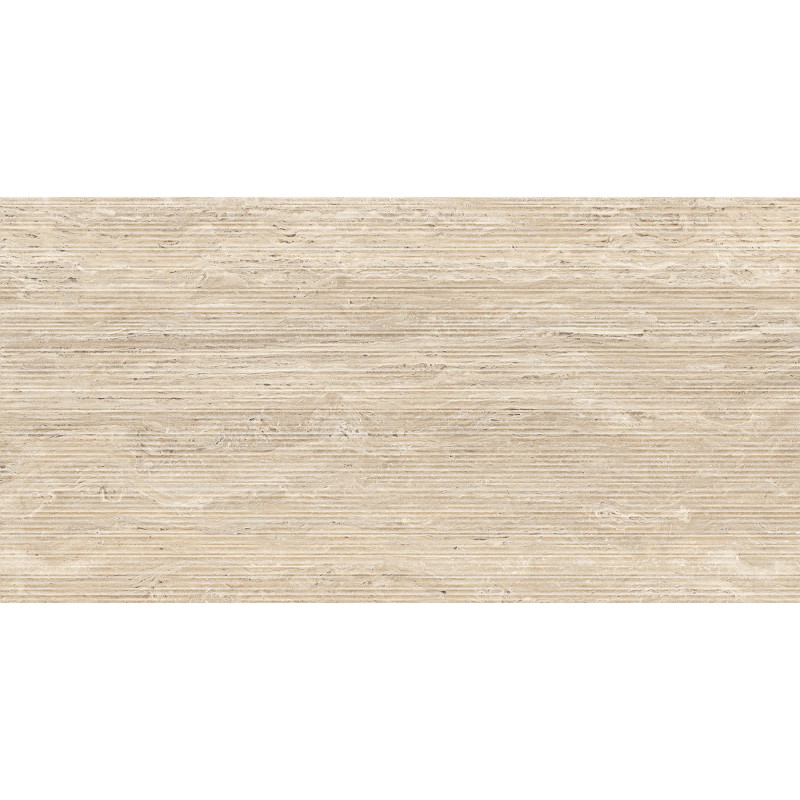 Mexen Neo Travertino Liner Natural gres szkliwiony rekt. G1, płytka podłogowo-ścienna 120 x 60 cm, mat - TL302-120-060-05