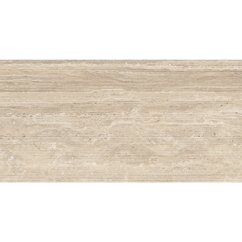 Mexen Neo Travertino Liner Natural glaserte rektifizéiert Gres G1, Buedem-Wand Plättercher 120 x 60 cm, matte