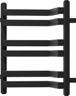 Mexen Loop nurgeline vannitoa radiaator 500 x 375 mm, 253 W, must - W129-0500-350-00-70
