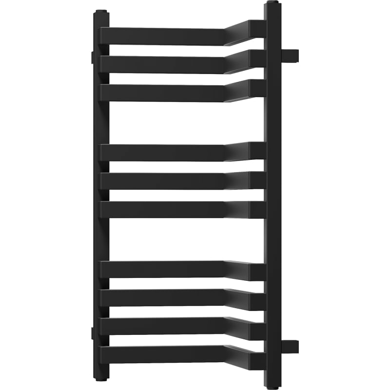 Radiateur de salle de bain Mexen Loop 750 x 375 mm, 413 W, noir - W129-0750-350-00-70