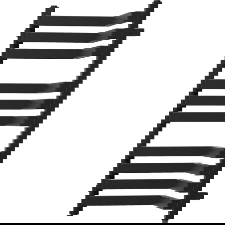 Mexen Loop Eck-Badezimmerheizkörper 750 x 375 mm, 413 W, schwarz - W129-0750-350-00-70