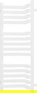Mexen Loop radiateur salle de bain 1000 x 375 mm, 572 W, blanc - W129-1000-350-00-20
