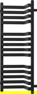 Mexen Loop Badheizkörper 1000 x 375 mm, 572 W, schwarz - W129-1000-350-00-70