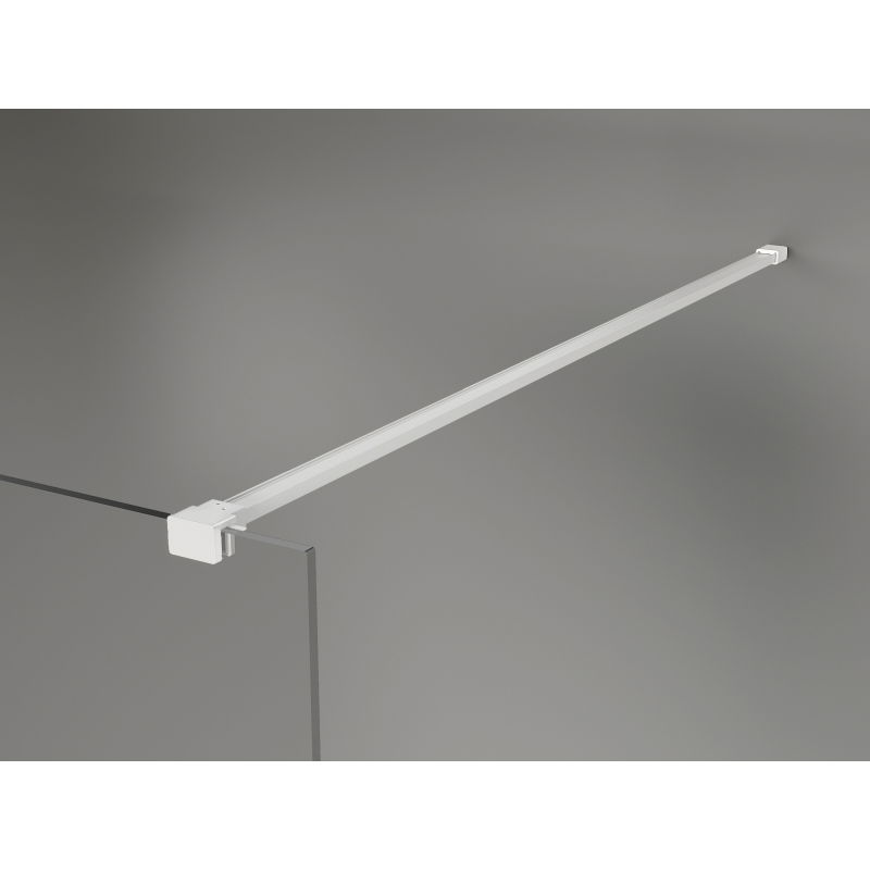 Mexen Lunar Πάνελ ντους Walk-in δεξιά 70 x 200 cm, διάφανο 8 mm, λευκό - 830-070-000-20-00-P