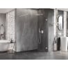 Mexen Lunar Walk-in Shower Wall Right 70 x 200 cm, Transparent 8 mm, White - 830-070-000-20-00-P
