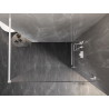 Mexen Lunar dušisein Walk-in parem 80 x 200 cm, läbipaistev 8 mm, valge - 830-080-000-20-00-P