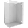 Mexen Lunar paroi de douche Walk-in droite 90 x 200 cm, transparent 8 mm, blanc - 830-090-000-20-00-P