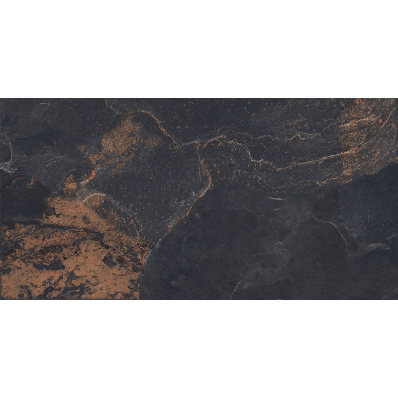 Mexen Rafael grafiet geglazuurde gerectificeerde gres, vloer- en wandtegel 120 x 60 cm, mat - TL324-120-060-05