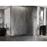 Mexen Lunar dušisein Walk-in parempoolne 70 x 200 cm, läbipaistev 8 mm, kuldne harjatud - 830-070-000-55-00-P