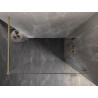 Mexen Lunar dušisein Walk-in parempoolne 70 x 200 cm, läbipaistev 8 mm, kuldne harjatud - 830-070-000-55-00-P