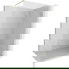 Mexen Lunar Duschwand Walk-in rechts 140 x 200 cm, transparent 8 mm, gold gebürstet - 830-140-000-55-00-P