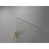 Mexen Lunar dušisein Walk-in parem 150 x 200 cm, läbipaistev 8 mm, kuldne harjatud - 830-150-000-55-00-P