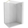 Mexen Lunar dušisein Walk-in parem 150 x 200 cm, läbipaistev 8 mm, kuldne harjatud - 830-150-000-55-00-P