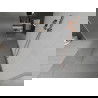 Mexen Kioto vrijstaande douchewand 110 x 200 cm, matglas 8 mm, roze goud - 800-110-002-60-30