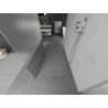 Mexen Kioto paroi de douche autoportante 120 x 200 cm, transparent/satiné 8 mm, chrome - 800-120-002-01-35