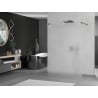 Mexen Kioto cloison de douche autoportante 100 x 200 cm, givre 8 mm, noir - 800-100-002-70-30