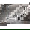 Mexen Lunar L Duschwand Walk-in links 50 x 200 cm, transparent 8 mm, weiß - 830L-050-000-20-00-L