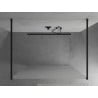 Mexen Kioto freistehende Duschwand 110 x 200 cm, matt 8 mm, schwarz - 800-110-002-70-30