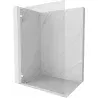 Mexen Lunar L paroi de douche Walk-in gauche 80 x 200 cm, transparent 8 mm, blanche - 830L-080-000-20-00-L