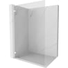 Mexen Lunar L Walk-in Shower Wall Left 90 x 200 cm, Transparent 8 mm, White - 830L-090-000-20-00-L