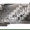 Mexen Lunar L Duschwand Walk-in links 120 x 200 cm, transparent 8 mm, weiß - 830L-120-000-20-00-L