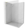 Mexen Lunar L dušisein Walk-in vasak 50 x 200 cm, läbipaistev 8 mm, kuldne - 830L-050-000-50-00-L