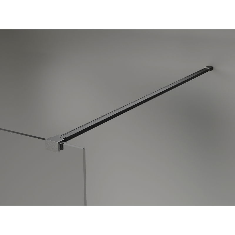 Mexen Lunar dušas siena Walk-in labais 100 x 200 cm, caurspīdīgs 8 mm, pistoles pelēks matēts - 830-100-000-66-00-P