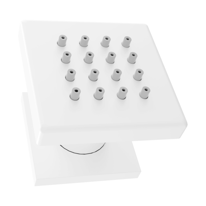 Mexen surface-mounted side nozzle, white - 79360-20