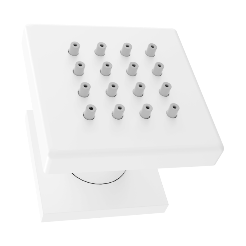 Mexen väggmonterad sidstråle, vit - 79360-20