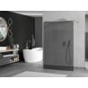 Mexen Kioto paroi de douche autoportante 120 x 200 cm, graphite 8 mm, chrome - 800-120-002-01-40