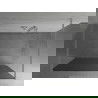 Mexen Kioto vrijstaande douchewand 120 x 200 cm, grafiet 8 mm, chroom - 800-120-002-01-40
