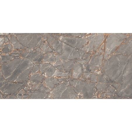 Mexen Rubble Grey glazed rectified porcelain tile G1, floor and wall tile 120 x 60 cm, carving - TL401-120-060-02