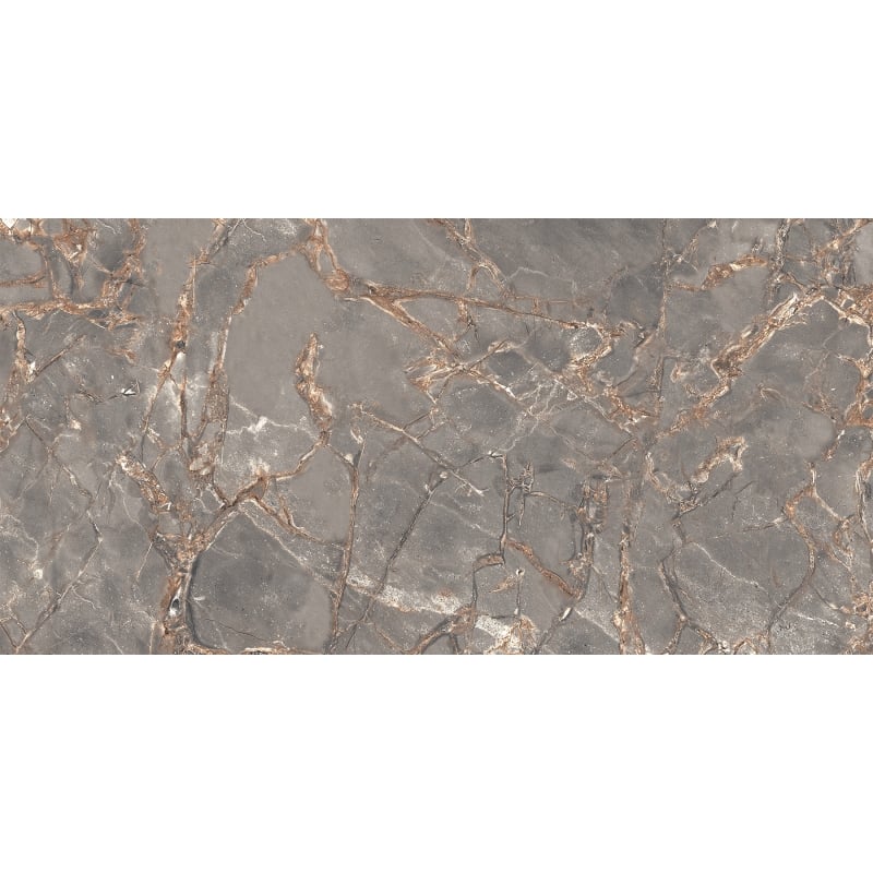 Mexen Rubble Grey glazed rectified porcelain tile G1, floor and wall tile 120 x 60 cm, carving - TL401-120-060-02