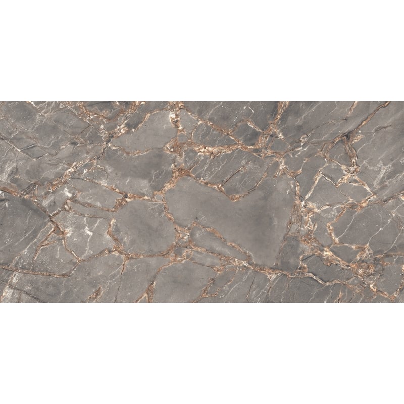 Mexen Rubble Grey glazed rectified porcelain stoneware G1, floor-wall tile 120 x 60 cm, carving - TL401-120-060-02