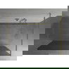 Mexen Kioto vrijstaande douchewand 120 x 200 cm, grafiet 8 mm, goud - 800-120-002-50-40