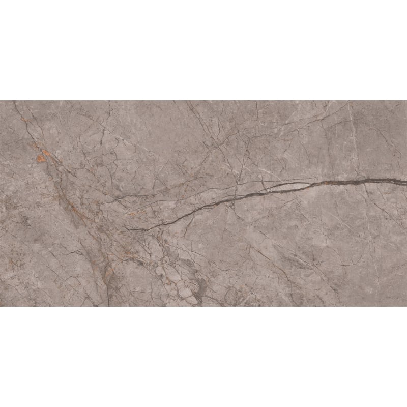 Mexen Leeds Choco glazed rectified stoneware, floor-wall tile 120 x 60 cm, carving - TL410-120-060-01