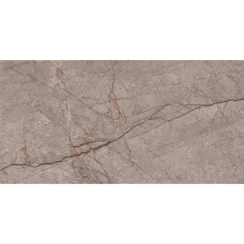 Mexen Leeds Choco glazed rectified stoneware, floor-wall tile 120 x 60 cm, carving - TL410-120-060-01
