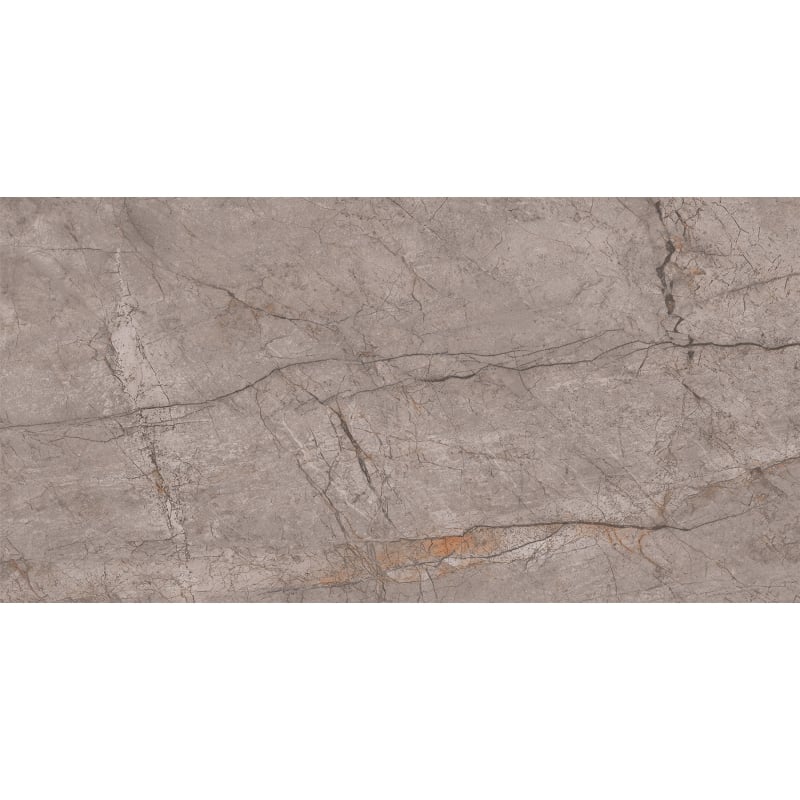 Mexen Leeds Choco glazed rectified stoneware, floor-wall tile 120 x 60 cm, carving - TL410-120-060-01