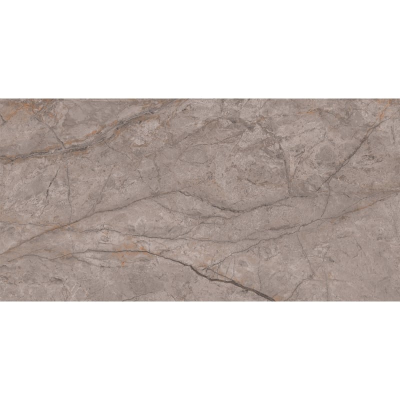 Mexen Leeds Choco glazed rectified stoneware, floor-wall tile 120 x 60 cm, carving - TL410-120-060-01