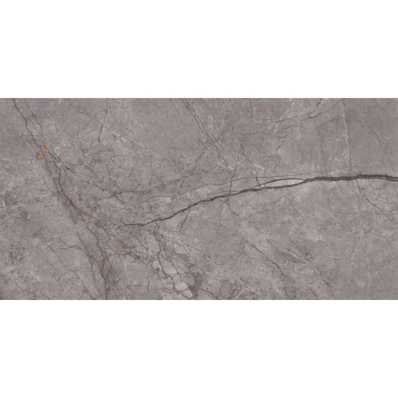 Mexen Leeds Nero glazed rectified porcelain, floor-wall tile 120 x 60 cm, carving - TL410-120-060-03
