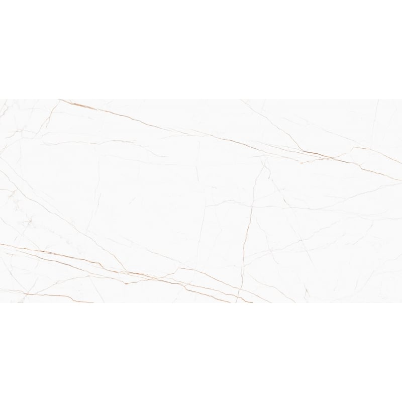 Mexen Dicta White glazed rectified porcelain stoneware, floor-wall tile 120 x 60 cm, carving - TL408-120-060-02