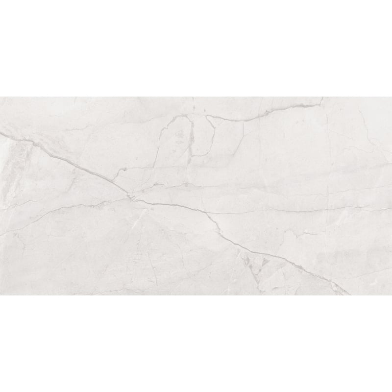 Mexen Morella Bianco Glazed Rectified Porcelain Tile G1, Floor-Wall Tile 120 x 60 cm, Carving - TL412-120-060-00