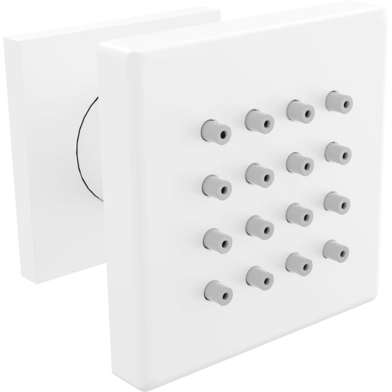 Mexen Cube Aufputz-Seitendüse, weiß - 79360-20