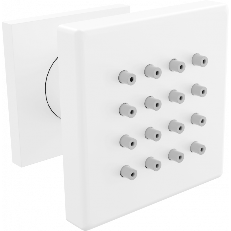 Mexen säitlech Montéierdüse, wäiss - 79360-20