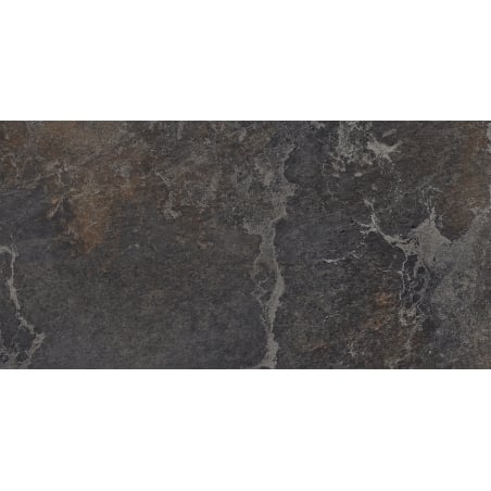 Mexen Blaze Nero glasiertes Feinsteinzeug rekt. G1, Boden-Wandfliese 120 x 60 cm, Carving - TL420-120-060-01